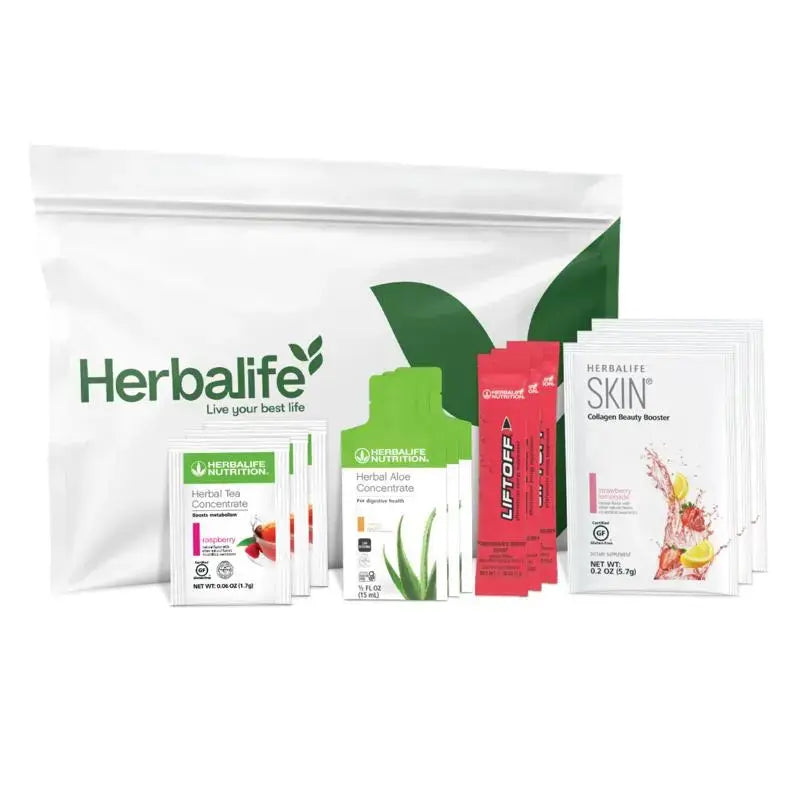 Herbalife Mega Tea On-the-Go Kit – Energy Booster & Collagen Beauty Drink Set