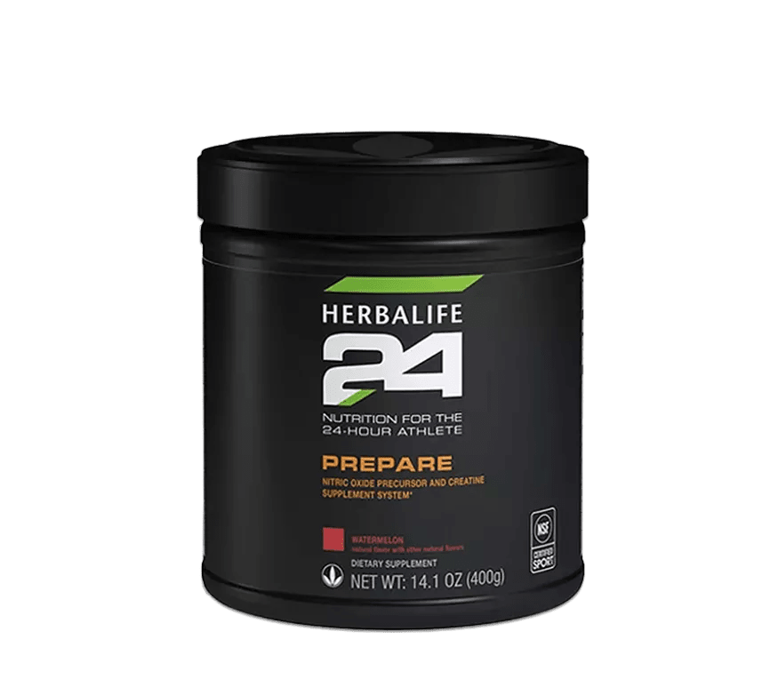 Herbalife24 Prepare Pre - Workout Canister – Nitric Oxide Boost & Creatine Powder - Viva Leaf