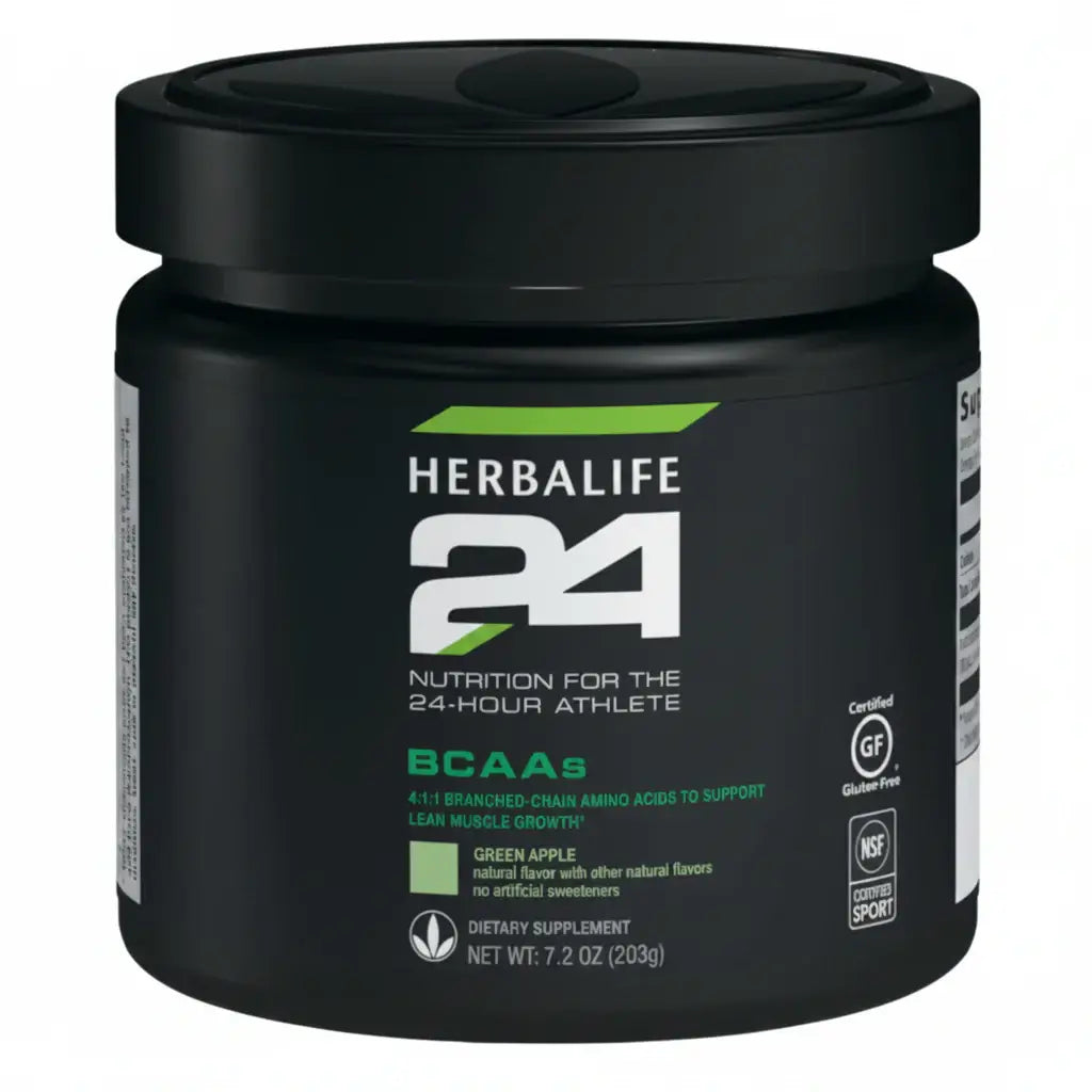 Herbalife24 BCAAs Powder, Green Apple, 5g Branched-Chain Amino Acids