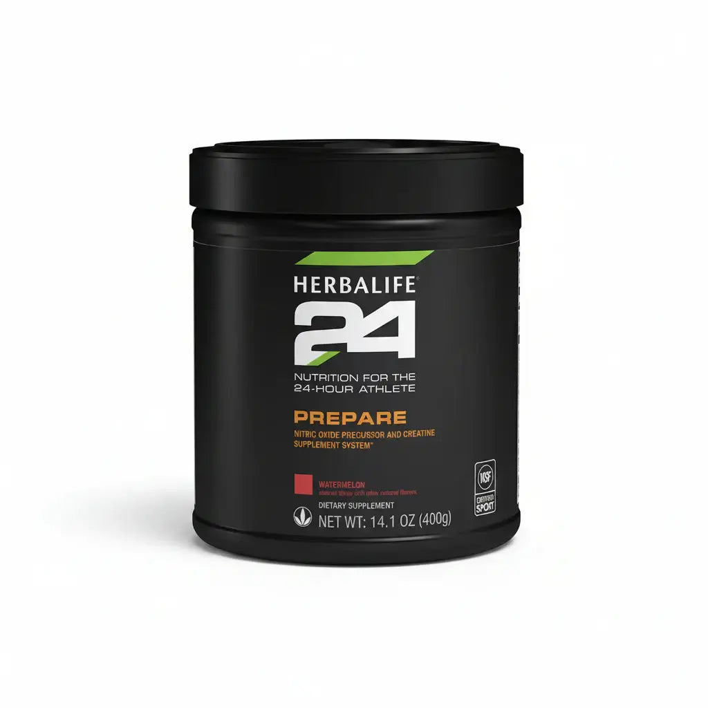 Herbalife24 Prepare Sports Drink Mix Canister, Creatine and Caffeine Powder