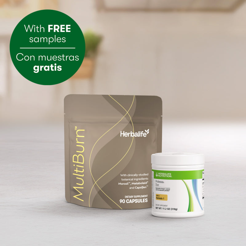 Herbalife Dynamic Duo MultiBurn and Prolessa Duo Supplement Kit, 30-Day Supply