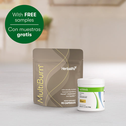 Herbalife Dynamic Duo MultiBurn and Prolessa Duo Supplement Kit, 30-Day Supply