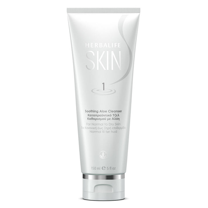 Herbalife Skin Soothing Aloe Cleanser – Gentle Facial Wash for Normal to Dry Skin