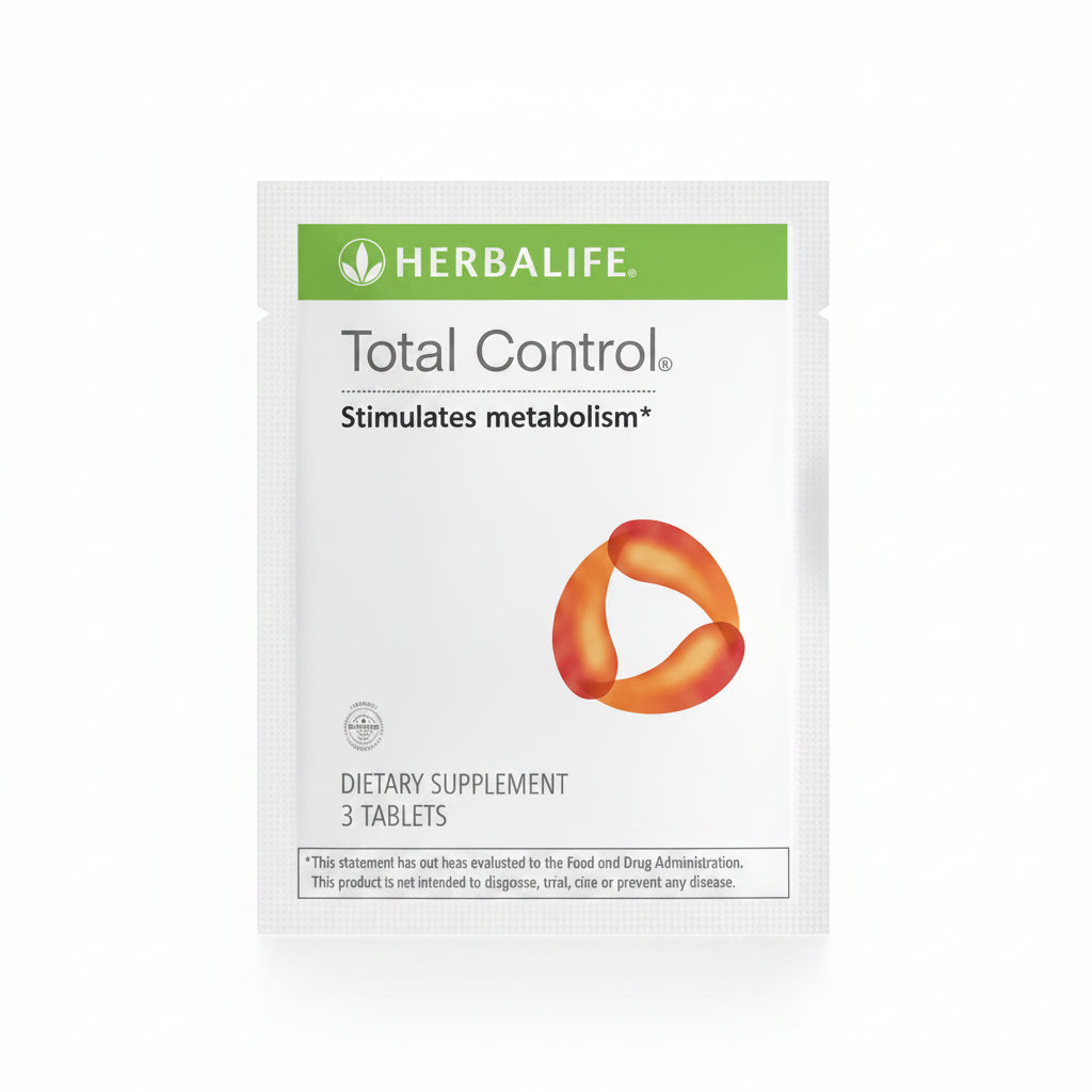 Herbalife Total Control Caffeine and Tea Extract Energy Supplement, 20 Packets