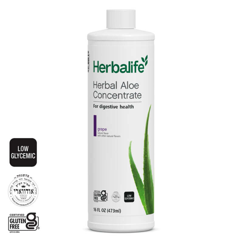 Herbalife Herbal Aloe Concentrate – Grape Flavor Daily Wellness Blend
