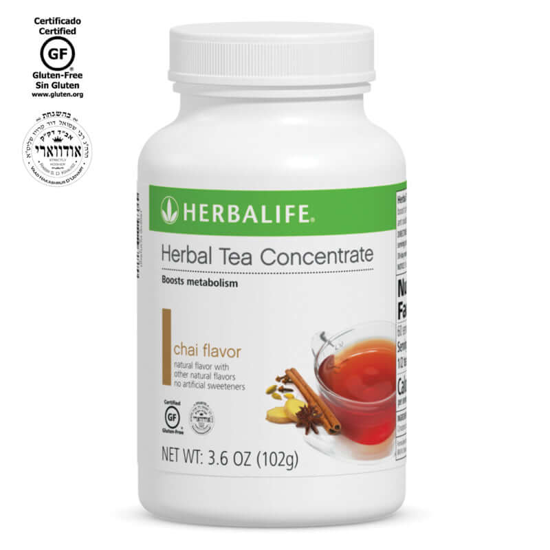Herbalife® Herbal Tea Concentrate Chai | Non-GM Instant Energy & Metabolism Support Powder (3.53 oz)