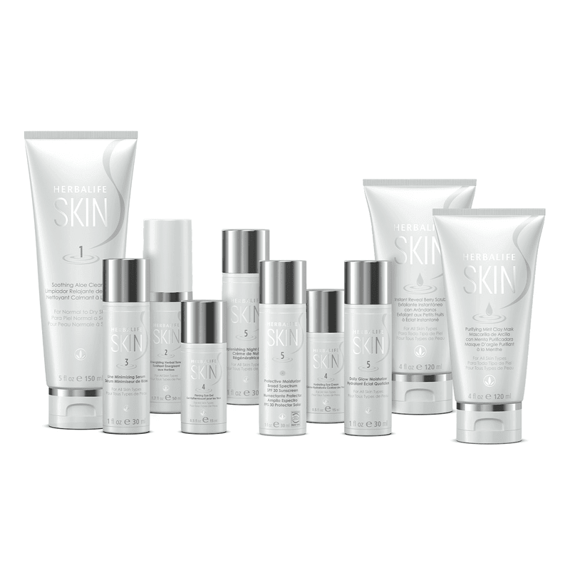 Herbalife Skin Ultimate Program – 7 - Piece Advanced Skincare Set for Normal to Oily Skin - Viva Leaf