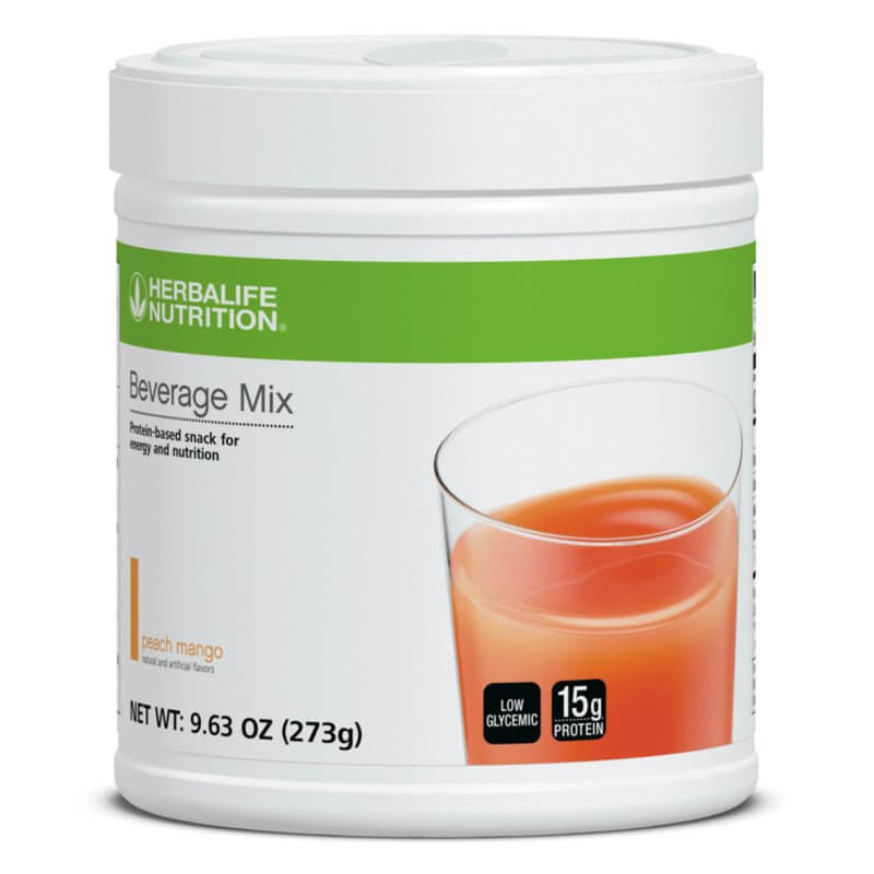 Herbalife® Protein Beverage Mix Peach Mango | High - Protein Powder Snack Drink with 0g Sugar (Canister) - Viva Leaf