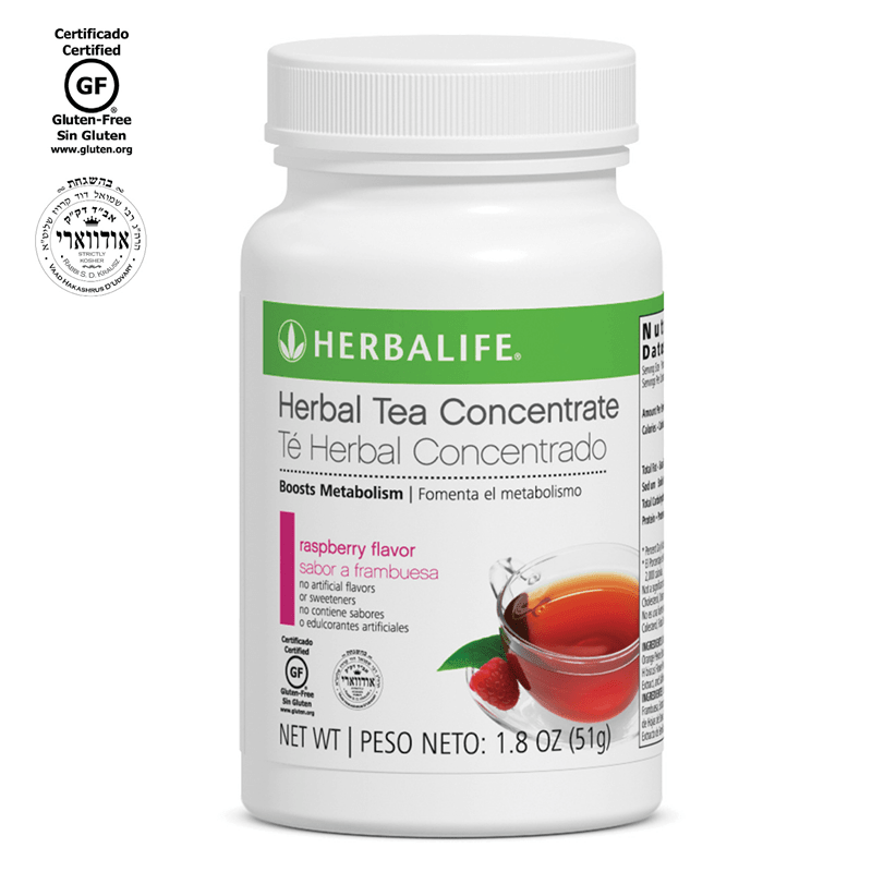 Herbalife® Herbal Tea Concentrate Raspberry | Instant Energy & Metabolism Support Powder (1.8 oz) - Viva Leaf