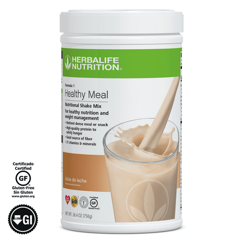 Herbalife Formula 1 Healthy Meal Nutritional Shake Mix, Meal Replacement Powder - Dulce de Leche (750 g) - Viva Leaf