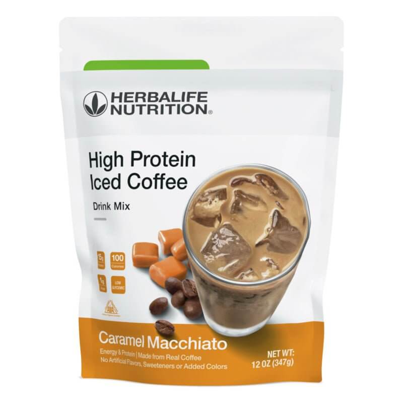 Herbalife® High Protein Iced Coffee Caramel Macchiato - Viva Leaf