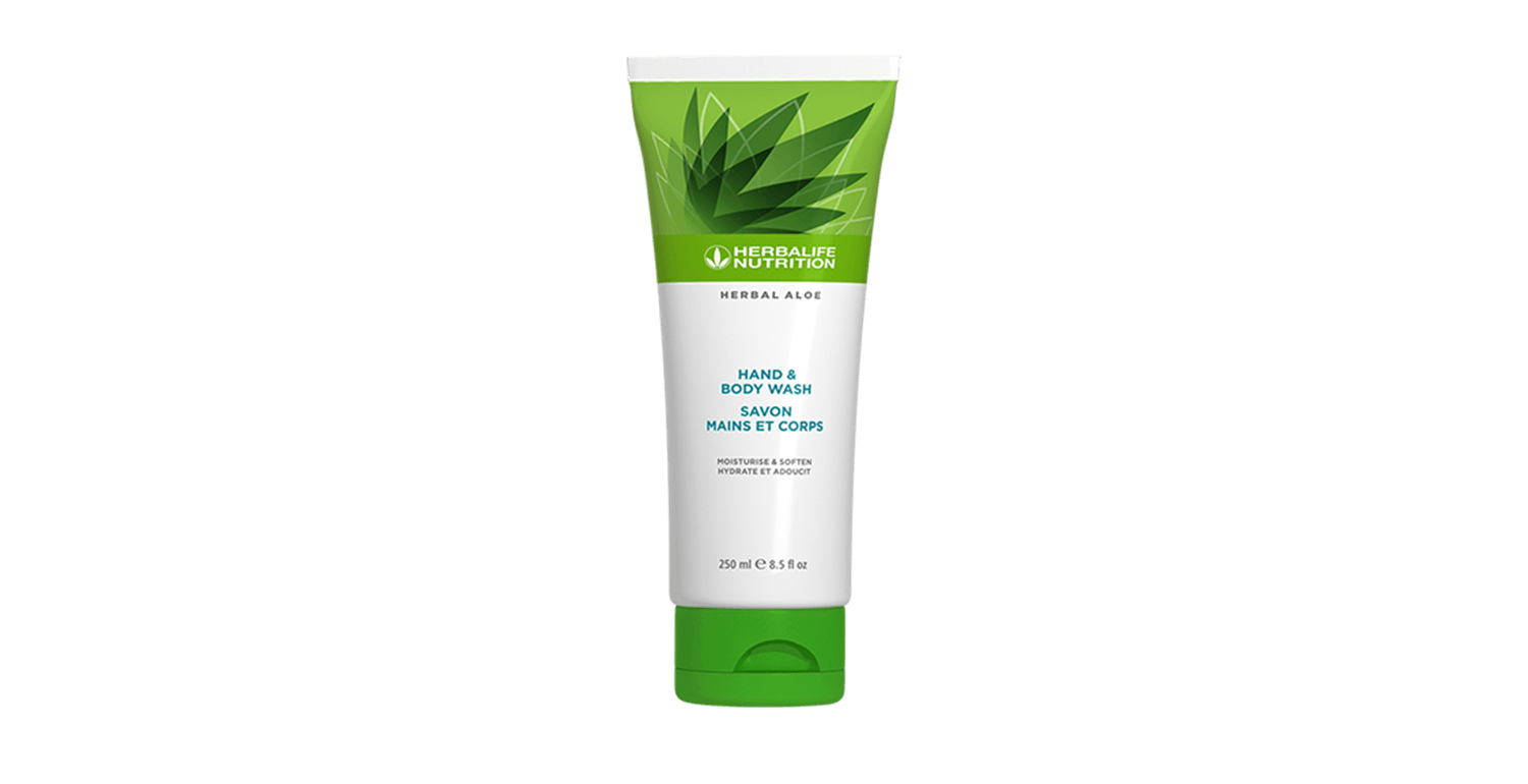 Herbalife Skin Herbal Aloe Hand and Body Wash – Sulfate-Free Moisturizing Cleanser