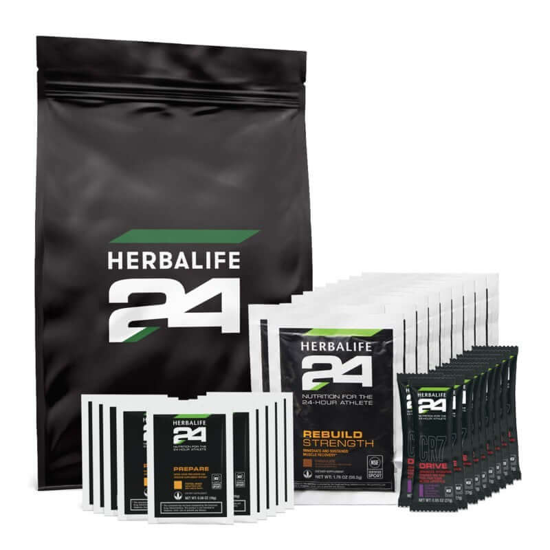 Herbalife24 Workout On-the-Go Kit – Premium Sports Nutrition & Muscle Recovery Packets